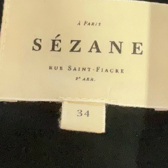 Sézane Robe Sollie Black Polka Dot Ecru FR 34 / US 2 - Picture 13 of 16